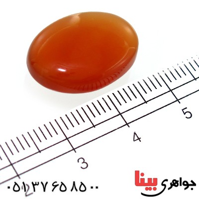 نگین انگشتر عقیق یمنی خوشرنگ بیضی شکل _کد:11252