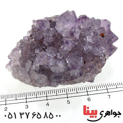 نگین انگشتر آمتیست الماسی زیبا درشت سنگ درمانی _کد:11263