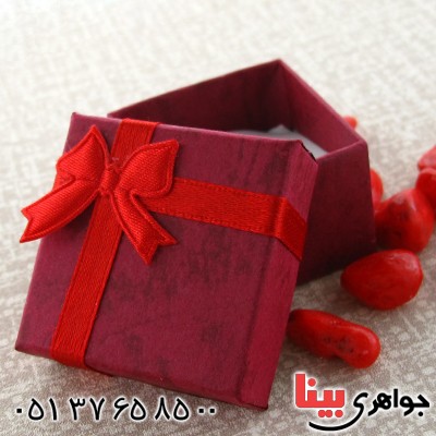 جعبه جواهر پاپیونی قرمز _کد:11287