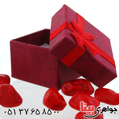 جعبه جواهر پاپیونی قرمز _کد:11287