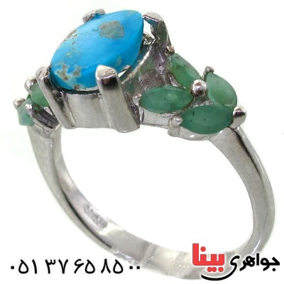انگشتر چند جواهر زنانه رادیوم لوکس _کد:11307
