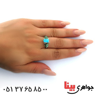 انگشتر چند جواهر زنانه رادیوم لوکس _کد:11307