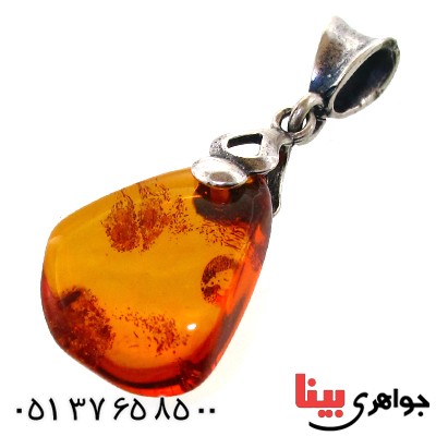 گردنبند کهربا درجه یک خوشرنگ _کد:11320