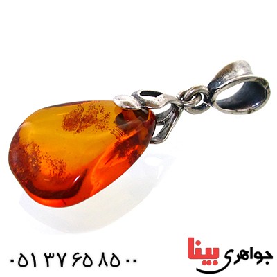 گردنبند کهربا درجه یک خوشرنگ _کد:11320