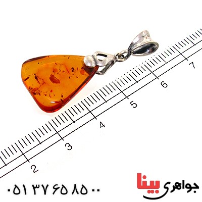 گردنبند کهربا درجه یک خوشرنگ و خوش نقش _کد:11322