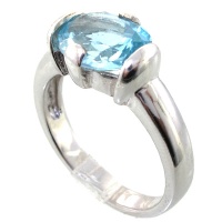 انگشتر توپاز رادیوم لوکس مدل شیدا 