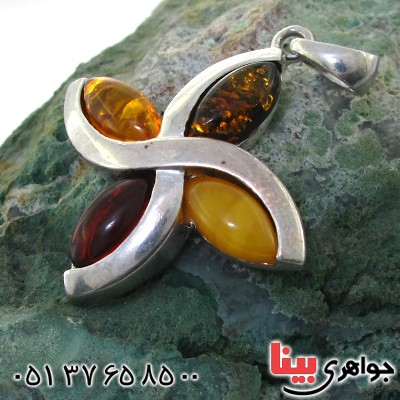 گردنبند کهربا زنانه مدل ستاره _کد:11366