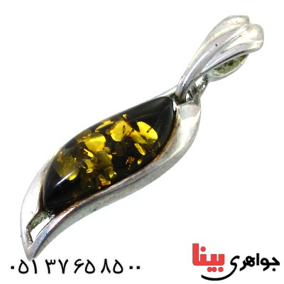 گردنبند کهربا زنانه خوشرنگ و خوش نقش _کد:11406