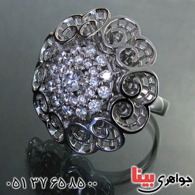 انگشتر نقره زنانه درشت مدل عروس دریایی _کد:11440