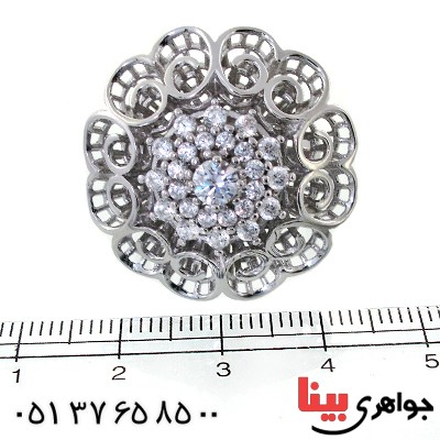 انگشتر نقره زنانه درشت مدل عروس دریایی _کد:11440