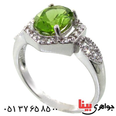 انگشتر زبرجد زنانه رادیوم لوکس مدل لاریسا _کد:11455