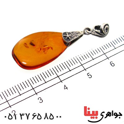 گردنبند کهربا خوشرنگ و زیبا _کد:11463