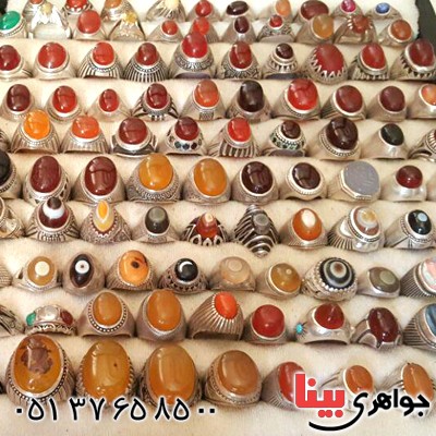 انگشتر چند جواهر فاخر قدیمی _کد:1634