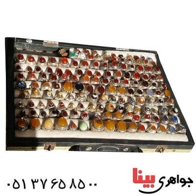 انگشتر چند جواهر فاخر قدیمی _کد:1634