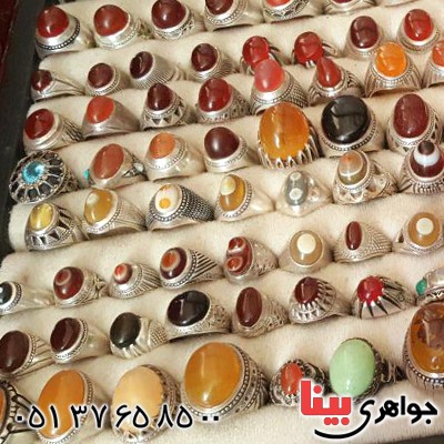 انگشتر چند جواهر فاخر قدیمی _کد:1634