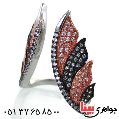انگشتر نقره زنانه مدل نازخاتون _کد:11469