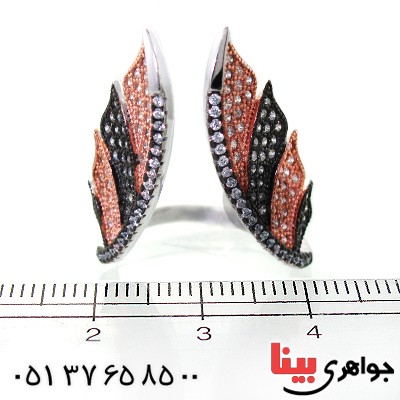انگشتر نقره زنانه مدل نازخاتون _کد:11469