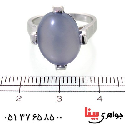 انگشتر عقیق یمنی کبود رادیوم لوکس _کد:11477