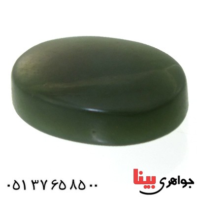 نگین انگشتر یشم درشت خوش تراش و خوش نقش _کد:11517