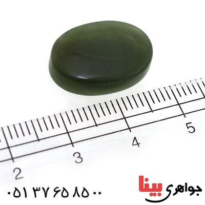 نگین انگشتر یشم درشت خوش تراش و خوش نقش _کد:11517