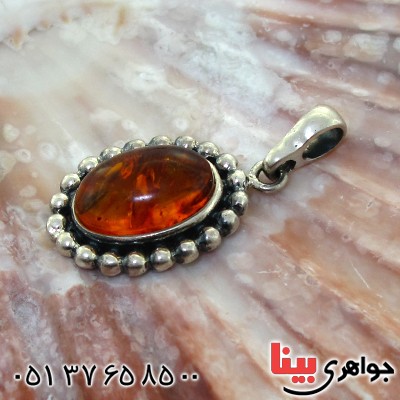 گردنبند کهربا زنانه درجه یک مدل قدیمی _کد:11520