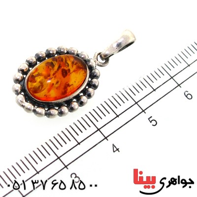 گردنبند کهربا زنانه درجه یک مدل قدیمی _کد:11520