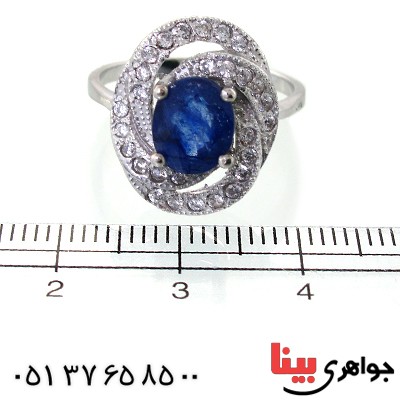 انگشتر یاقوت کبود زنانه رادیوم لوکس مدل دینا _کد:11531