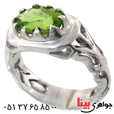 انگشتر زبرجد مردانه اسلیمی _کد:11552