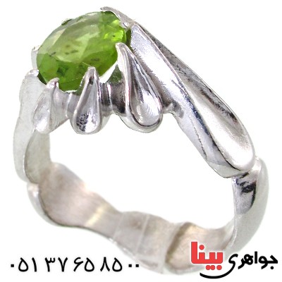 انگشتر زبرجد مردانه طرح سلطان _کد:11556