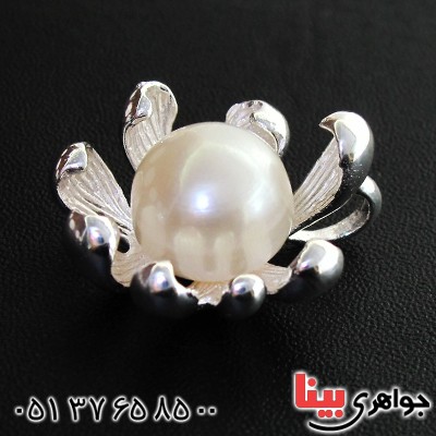 گردنبند مروارید درشت زنانه مدل گل _کد:11577