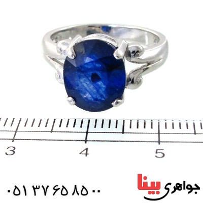 انگشتر یاقوت کبود زنانه رادیوم لوکس مدل وندا _کد:11583