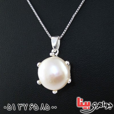 گردنبند مروارید زنانه مدل تاج _کد:11592