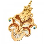 طرح زیر خاکی مدل بانو و گل _کد:1679