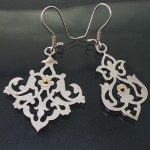 و طلا زنانه اسلیمی طرح زیر خاکی _کد:1690