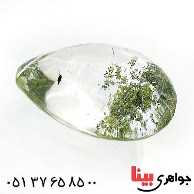 نگین انگشتر در منظره ای درشت با طرح برگ درختان _کد:11626