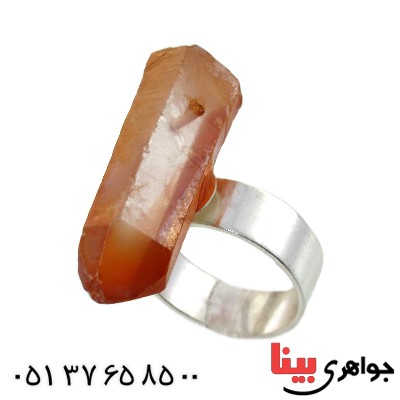 نگین انگشتر کوارتز درشت خوشرنگ _کد:11636