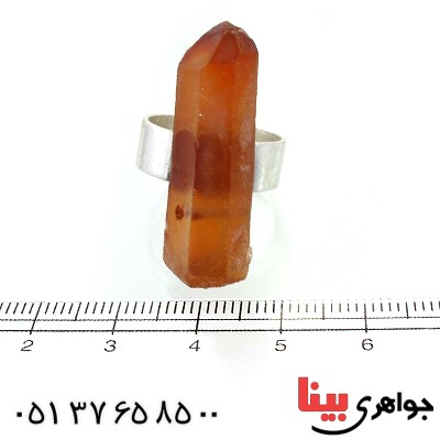 نگین انگشتر کوارتز درشت خوشرنگ _کد:11636