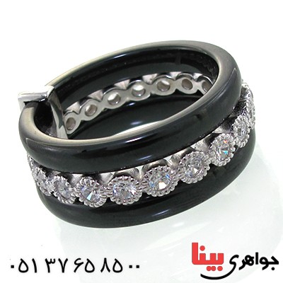 انگشتر سرامیکی زنانه دور نگین _کد:11641