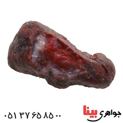 سنگ عقیق سرخ با رگه زیبا درشت سنگ درمانی _کد:11650