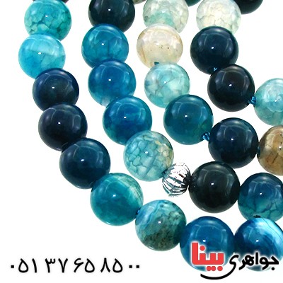 تسبیح عقیق دُری شفاف عالی 101 دانه ای _کد:11666
