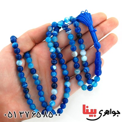 تسبیح عقیق سلیمانی دُری 101 دانه ای عالی _کد:11683