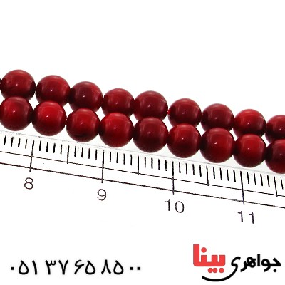 تسبیح مرجان طبیعی 101 دانه ای عالی _کد:11687