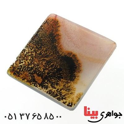 نگین عقیق شجری مربعی نگین عقیق شجری مربعی