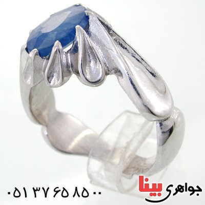 انگشتر یاقوت کبود درشت خوشرنگ _کد:11733