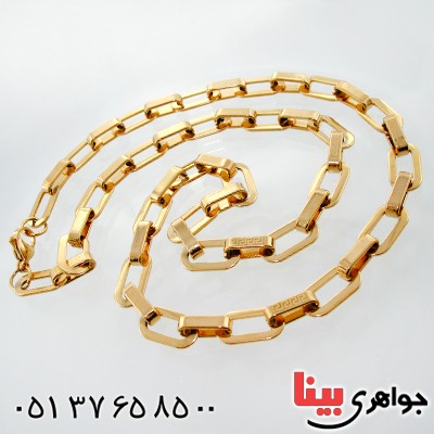 زیورآلات کادویی زنجیر استیل مردانه ورساچه درجه یک درشت فاخر _کد:11745