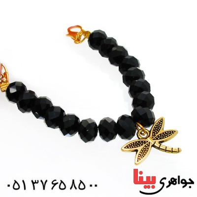 زیورآلات کادویی دستبند زنانه طرح اونیکس با آویز _کد:11748