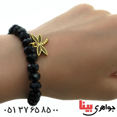 زیورآلات کادویی دستبند زنانه طرح اونیکس با آویز _کد:11748