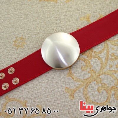 زیورآلات کادویی دستبند چرمی زنانه مدل دیسکو اسپرت _کد:11752