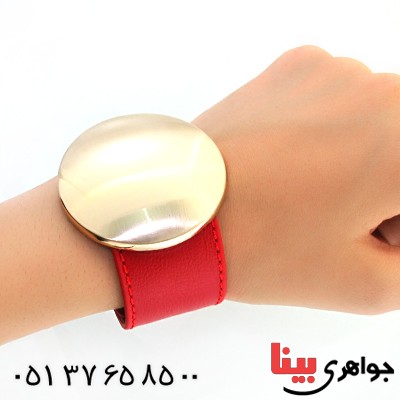 زیورآلات کادویی دستبند چرمی زنانه مدل دیسکو اسپرت _کد:11752