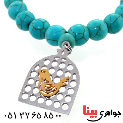زیورآلات کادویی دستبند زنانه مرغ آمین _کد:11755